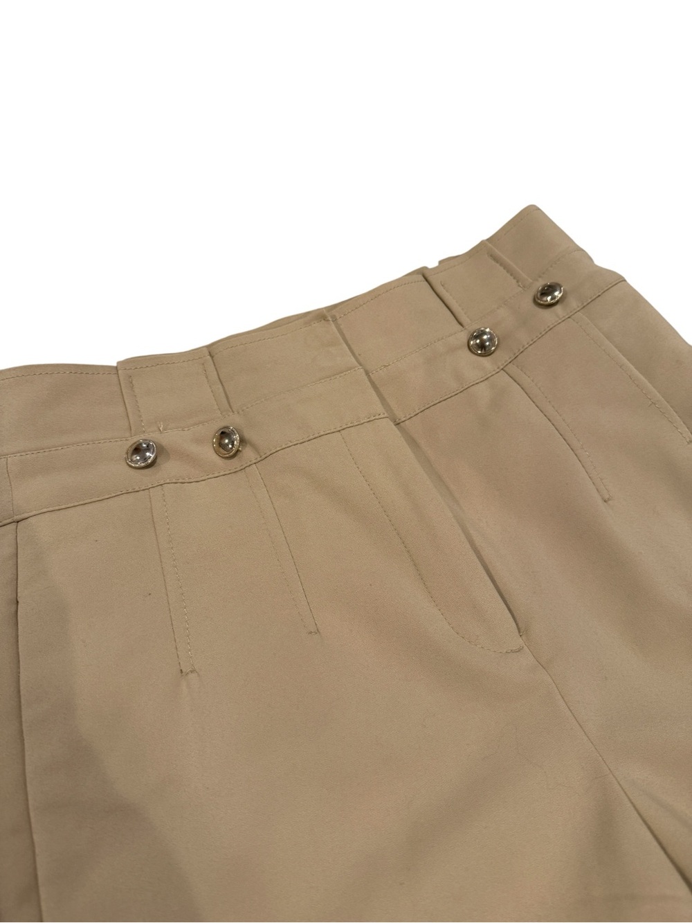 New York & Company High-Waisted Tailored Trousers in Tan - Picture 2 of 11